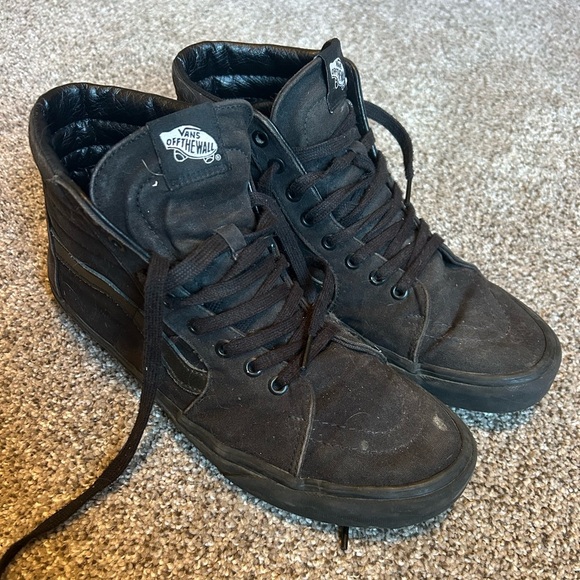 Vans Men's Black High-Top Sneakers - Picture 2 of 8